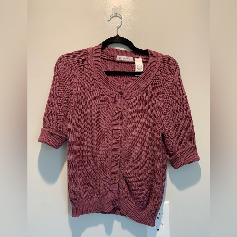 Vintage Liz Claiborne knit button down top